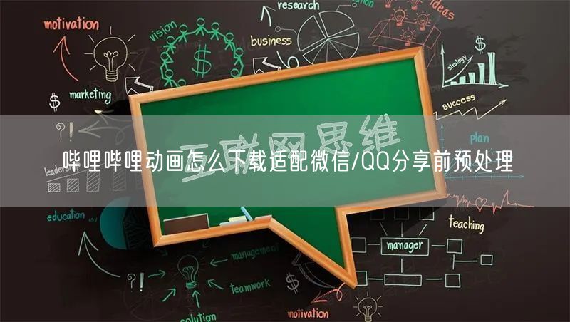 哔哩哔哩动画怎么下载适配微信/QQ分享前预处理