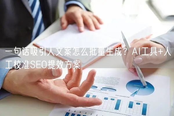 一句话吸引人文案怎么批量生成？AI工具+人工校准SEO提效方案